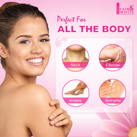 FAIR & WHITE open jar revealing smooth brightening cream inside