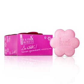 Fair & White front packaging showing the 200g brightening soap, clear product benefit