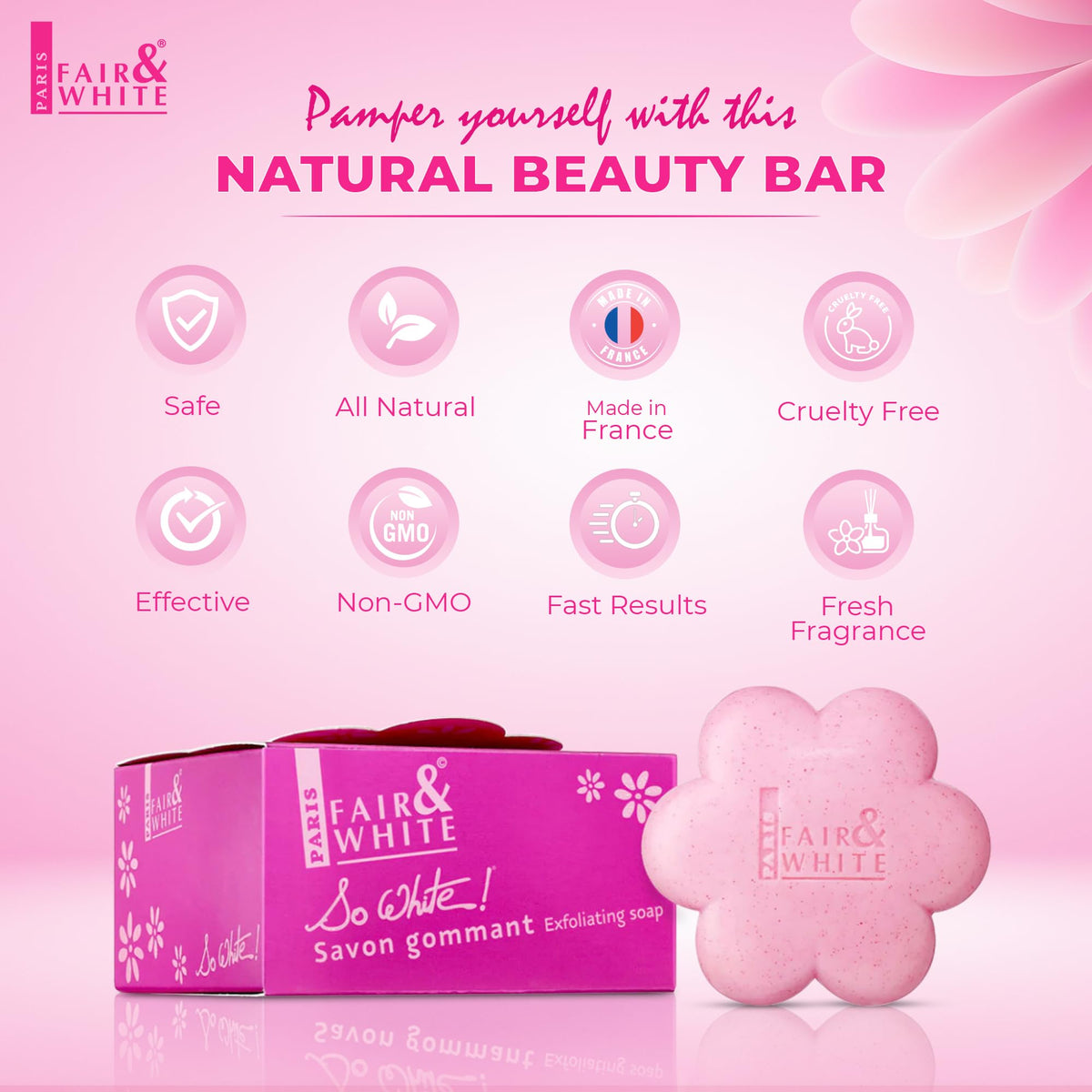 Fair & White application on bikini area demonstrating targeted care and smoothing benefit