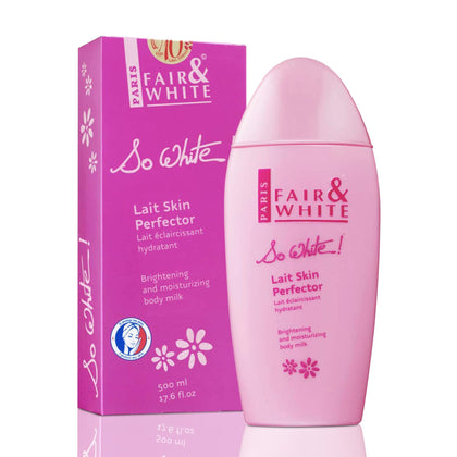 FAIR & WHITE front packaging showing product identity and feminine design benefits visible labeling