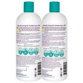 Fairy Tales close-up of label showing natural ingredients and clean formula