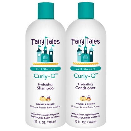 Fairy Tales front-packaging showing kid-friendly bottles and clear benefits