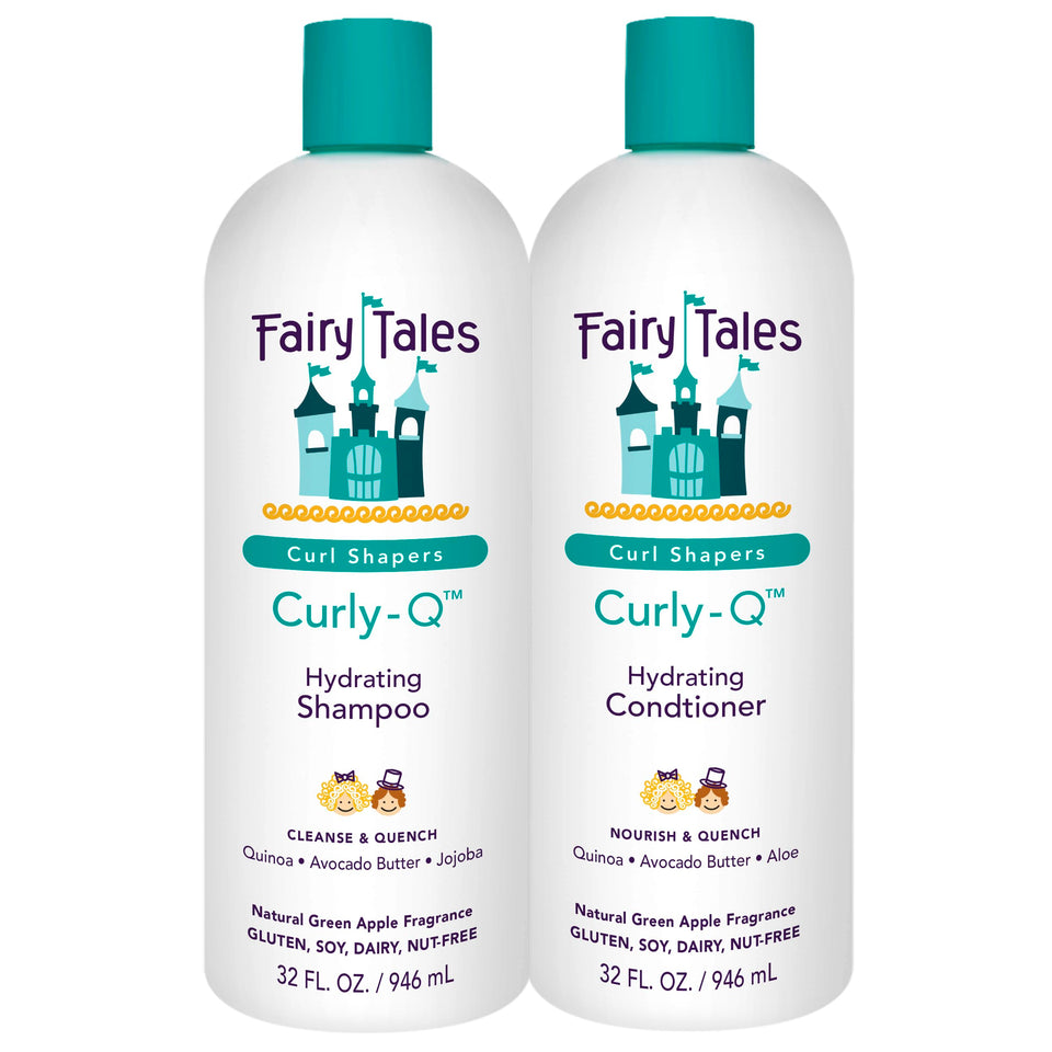 Fairy Tales front-packaging showing kid-friendly bottles and clear benefits