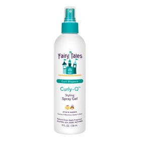Fairy Tales Curly Q front packaging showing bottle and label, clear family-friendly benefit