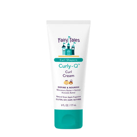 Fairy Tales Curly Q front packaging showing 6 oz tube and label benefits