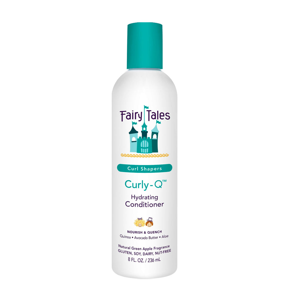 Fairy Tales Curly Q front packaging showing product benefit for detangling