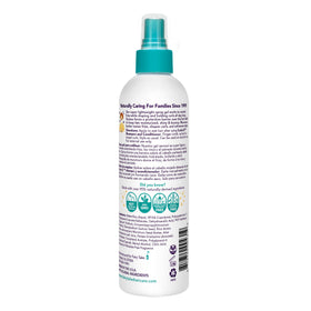 Fairy Tales spray action closeup demonstrating fine mist for even, lightweight application