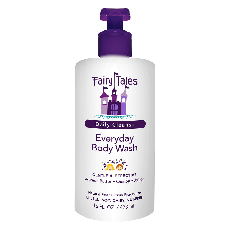 Fairy Tales front bottle 16 oz showing packaging and gentle formula benefits