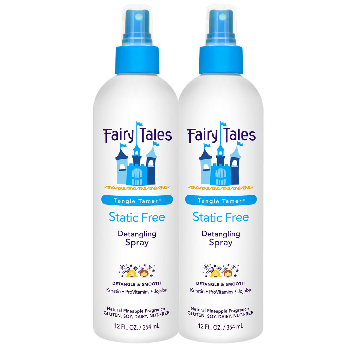 Fairy Tales front packaging showing 2-pack and benefits