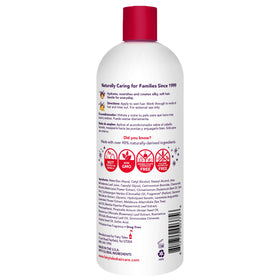Fairy Tales conditioner texture pouring from bottle showing silky slip for easier combing