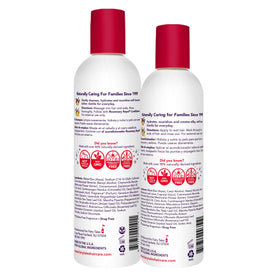 Fairy Tales shampoo pump detail for easy, controlled dispensing