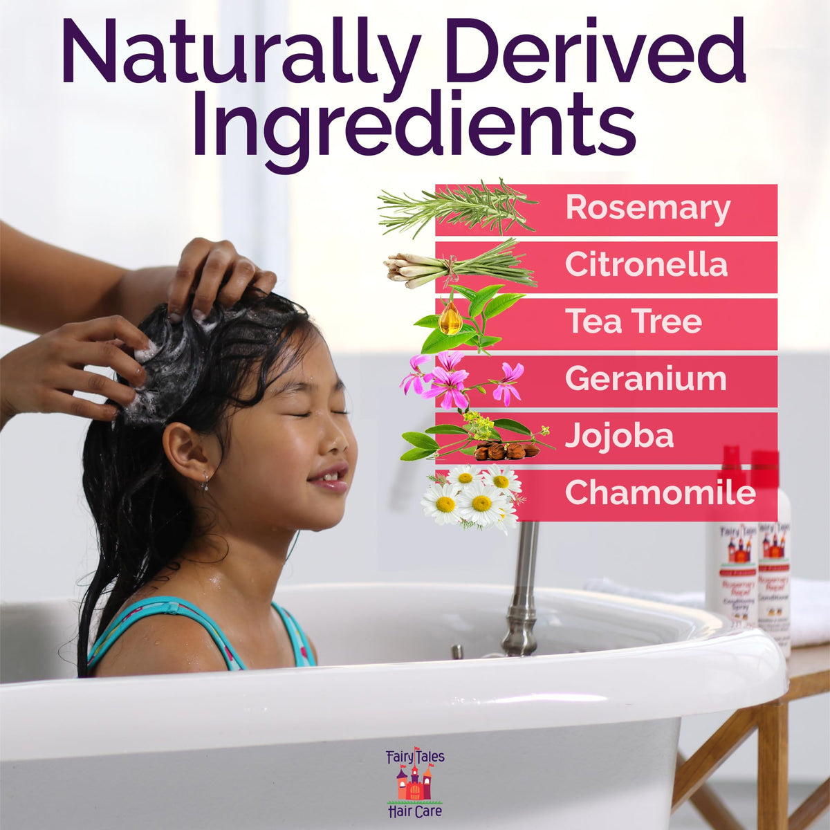 Fairy Tales texture on hair strand demonstrating detangling slip and smooth finish benefit