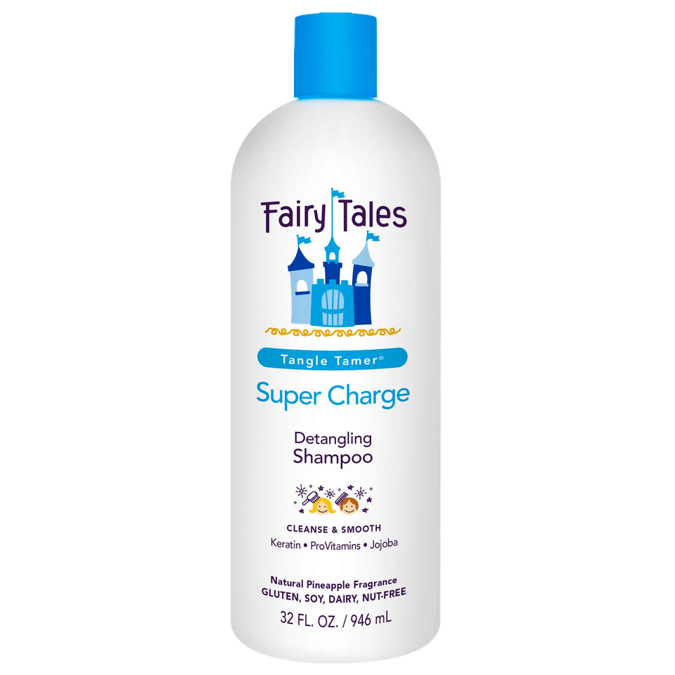 Fairy Tales front packaging showing bottle and kid-friendly design for easy use
