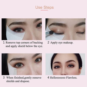 Faiteary in-use under eye during eyelash extension to prevent fallout