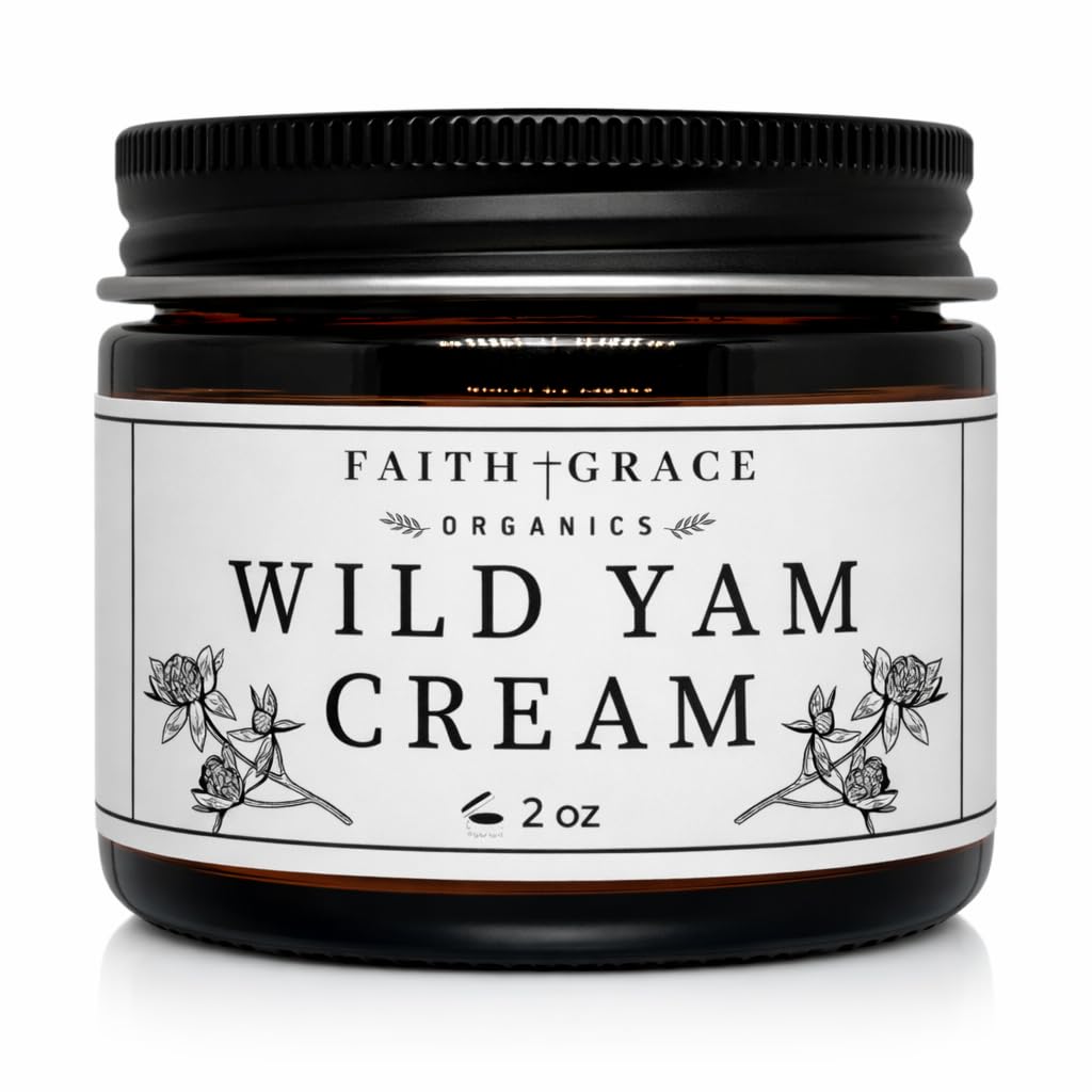 Faith and Grace Organics jar front label showing product and organic branding benefits