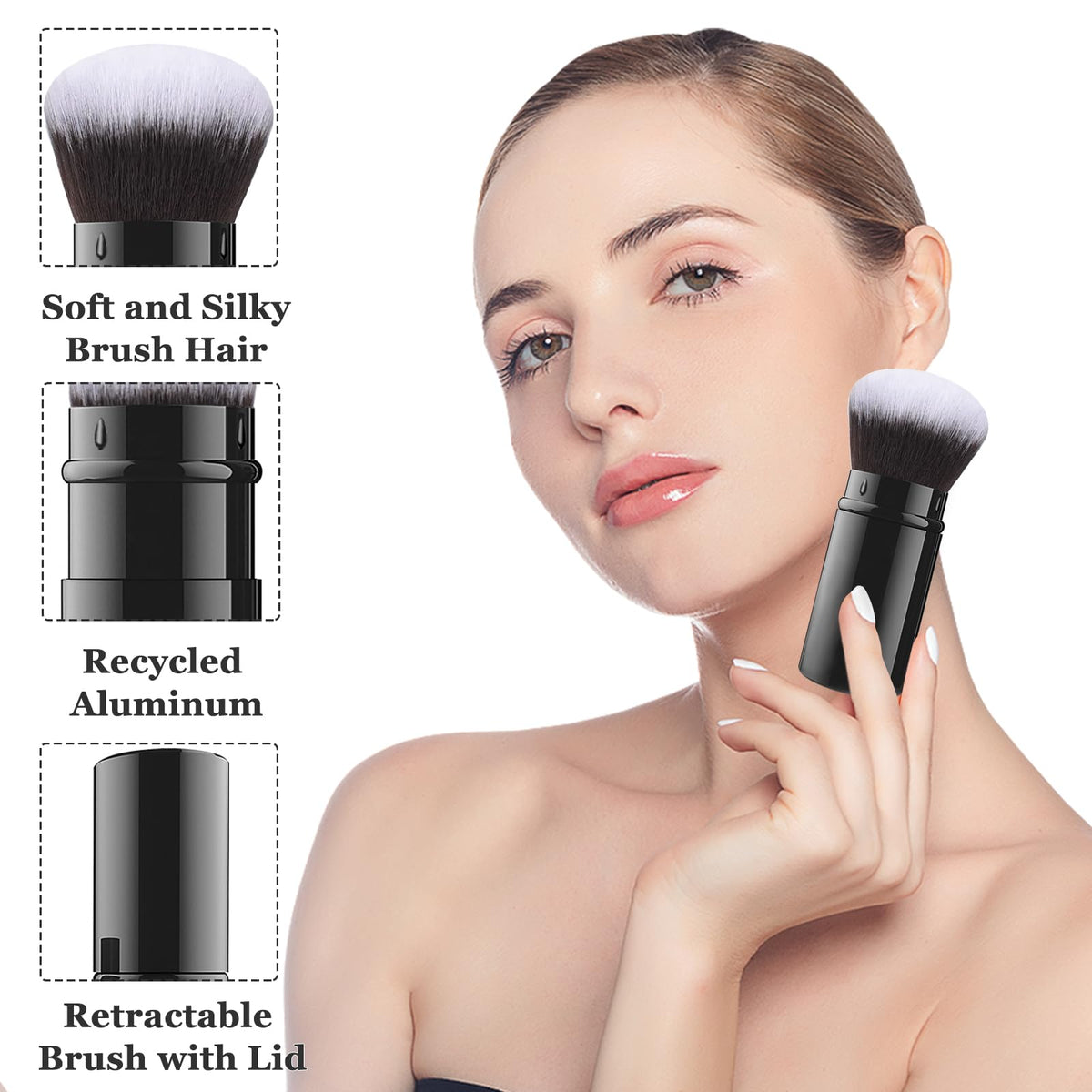 Falliny extended length in hand demonstrating easy pull-out extension for full-size application