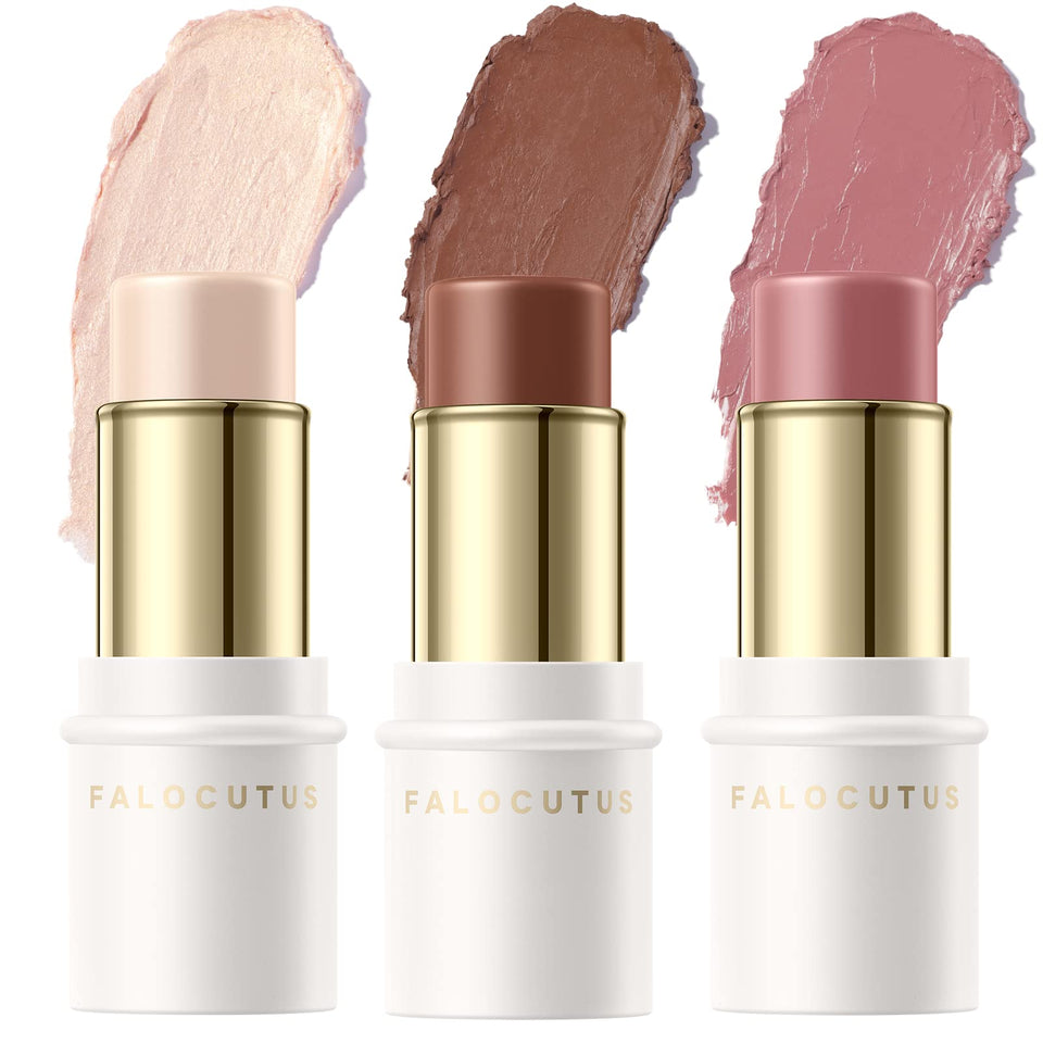 Falocutus front packaging showing three sticks and easy portability