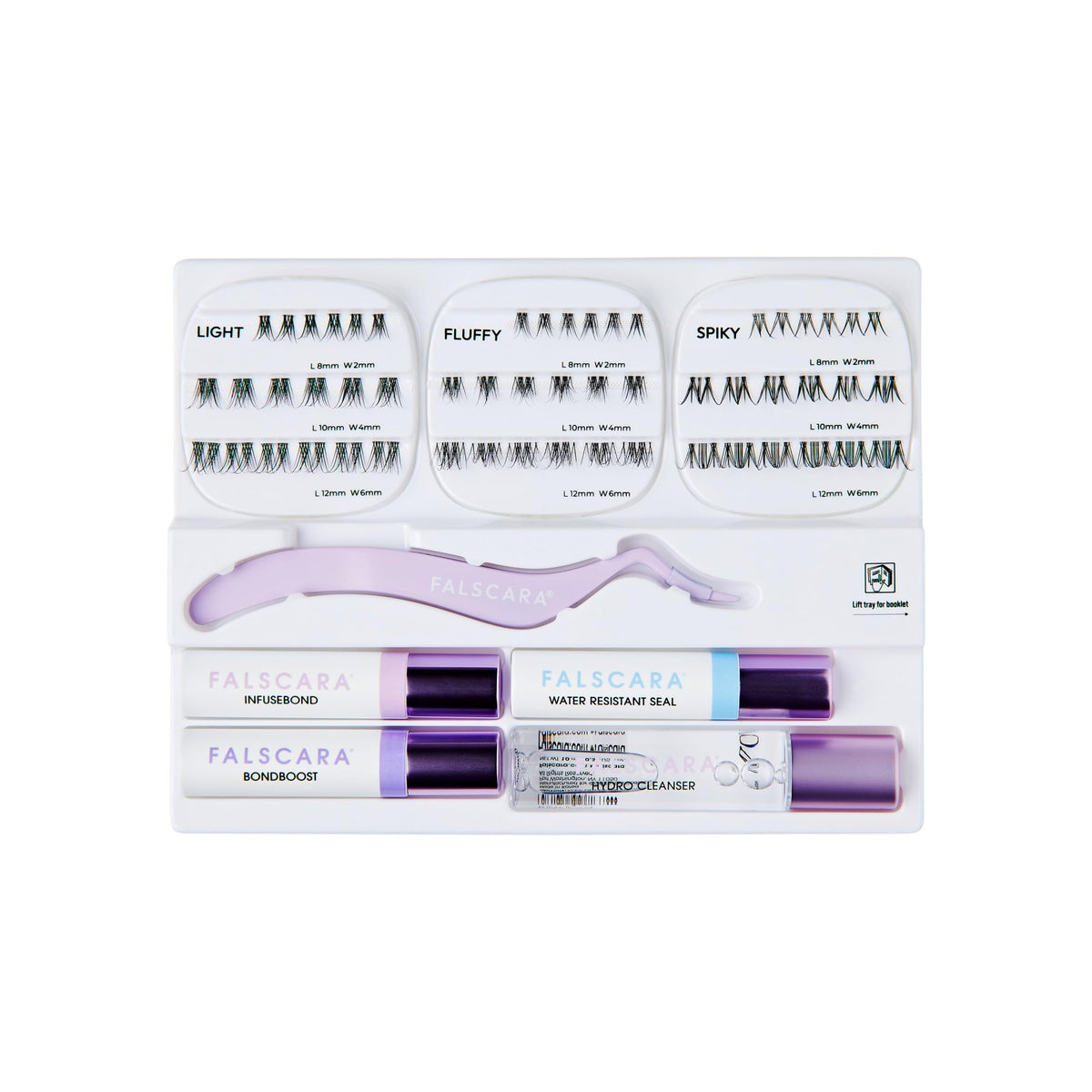FALSCARA precision applicator angled tip detail for targeted placement and steady control