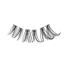 FALSCARA lashes applied on eye for a natural, featherlight finish