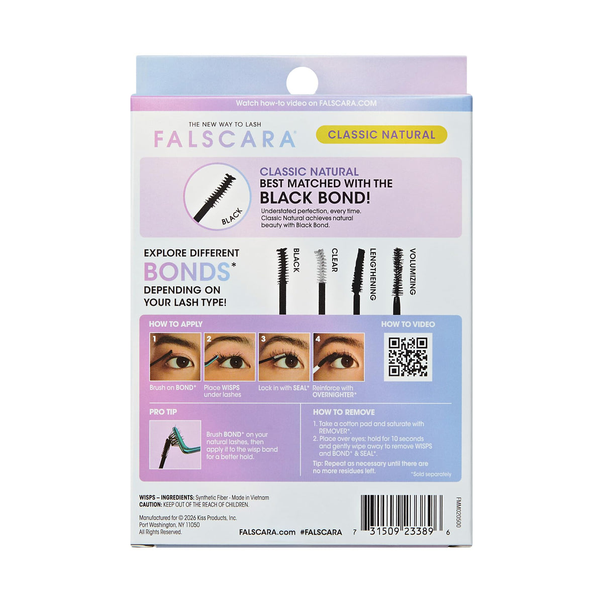 FALSCARA lifestyle evening glam look showing buildable volume and polish