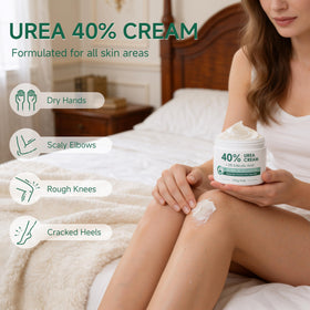 FAMIKYA on bathroom vanity suggesting daily routine and care