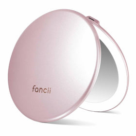 Fancii Taylor front view in rose gold showing full 5 inch mirror benefit portability