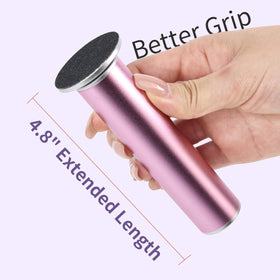 FancyJun close-up of sandblasted aluminum handle grip, giving comfortable secure hold
