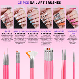 Fandamei brush close-up showing fiber tips for precise strokes and gradients
