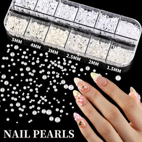 Fandamei metallic gold and silver pearls close-up highlighting durable reflective coating