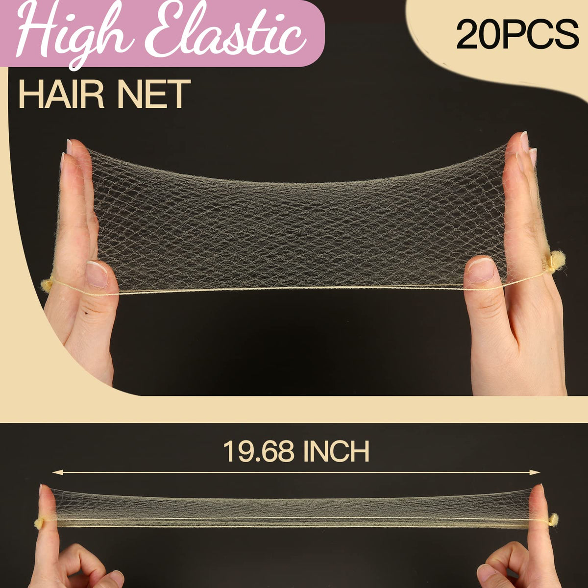 Fandamei close-up of nylon mesh texture highlighting breathable, invisible coverage