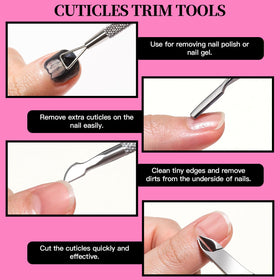 Fandamei stainless cuticle nippers close-up for precise and clean cuticle trimming