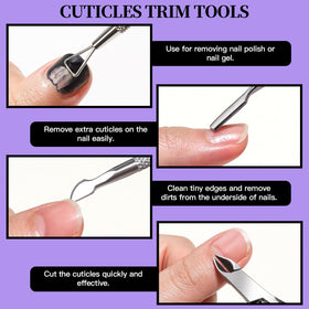 Fandamei cuticle nippers close view highlighting precise trimming for neat cuticles