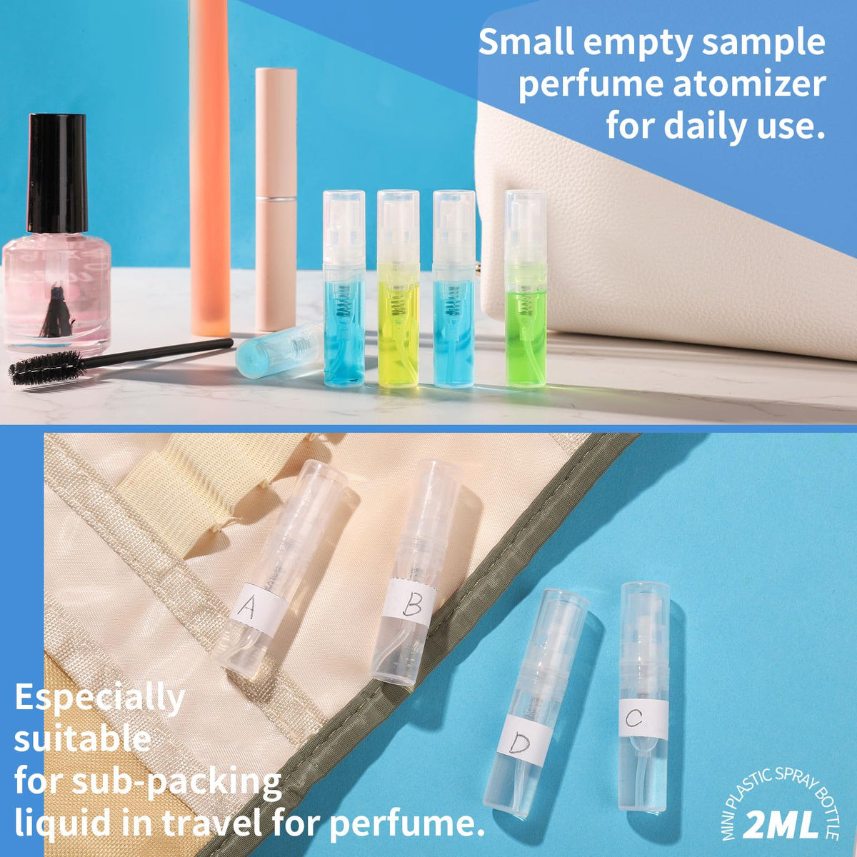 Fandamei spray producing fine mist on hand to show even coverage and light feel