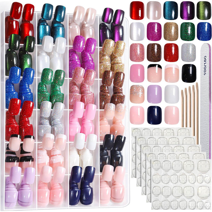 Fandamei front packaging showing 24 colors and included tools for versatile looks