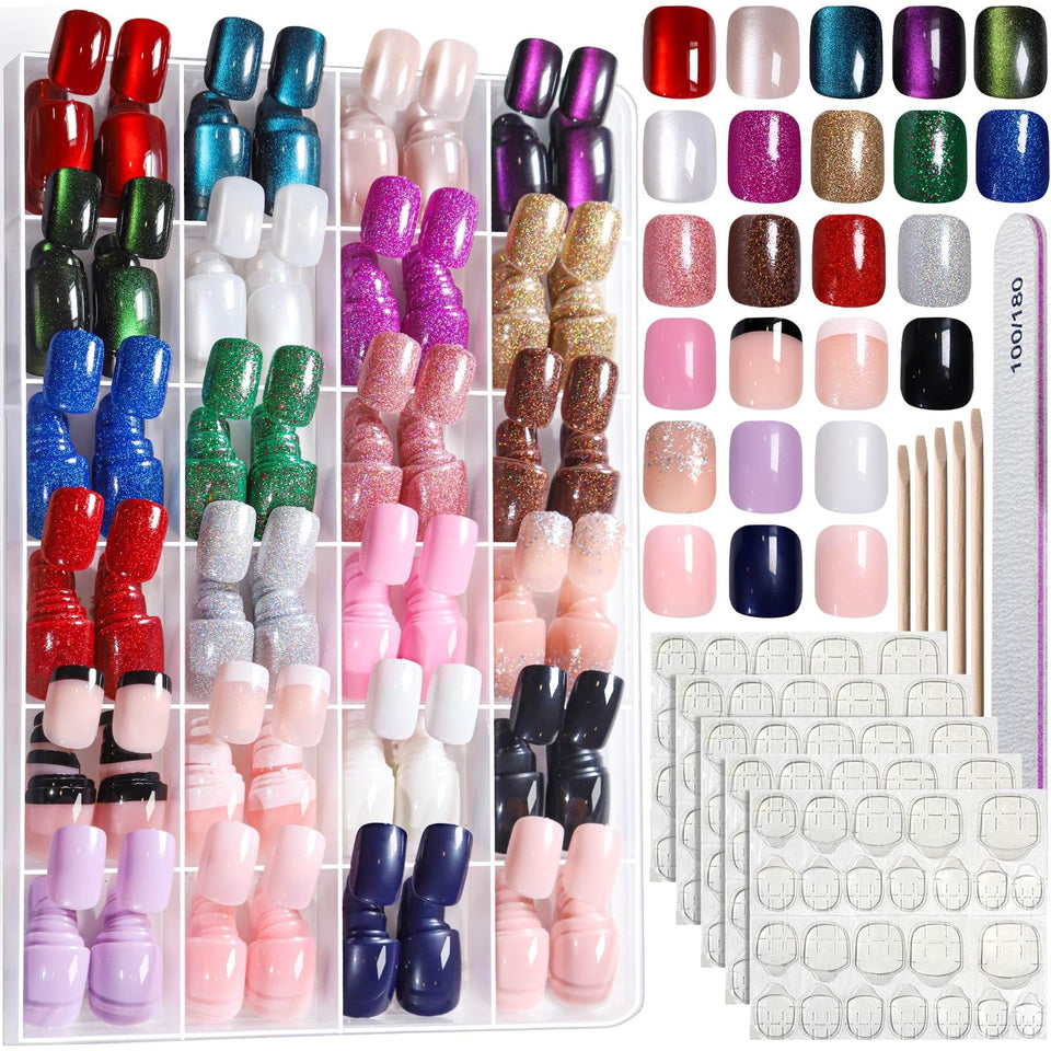 Fandamei front packaging showing 24 colors and included tools for versatile looks