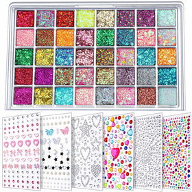 Fandamei front packaging showing palette and gem sheets, highlights kit convenience
