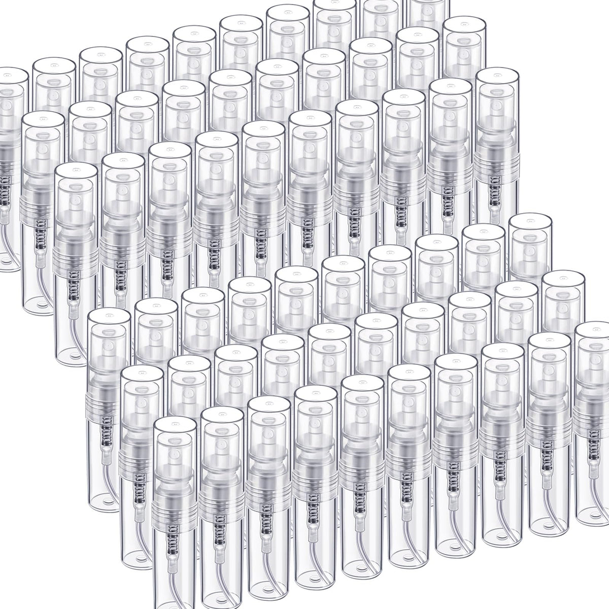Fandamei front packaging showing 60 clear 2ml bottles and labels, convenient storage