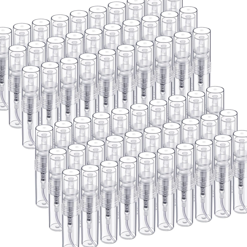 Fandamei front packaging showing 60 clear 2ml bottles and labels, convenient storage