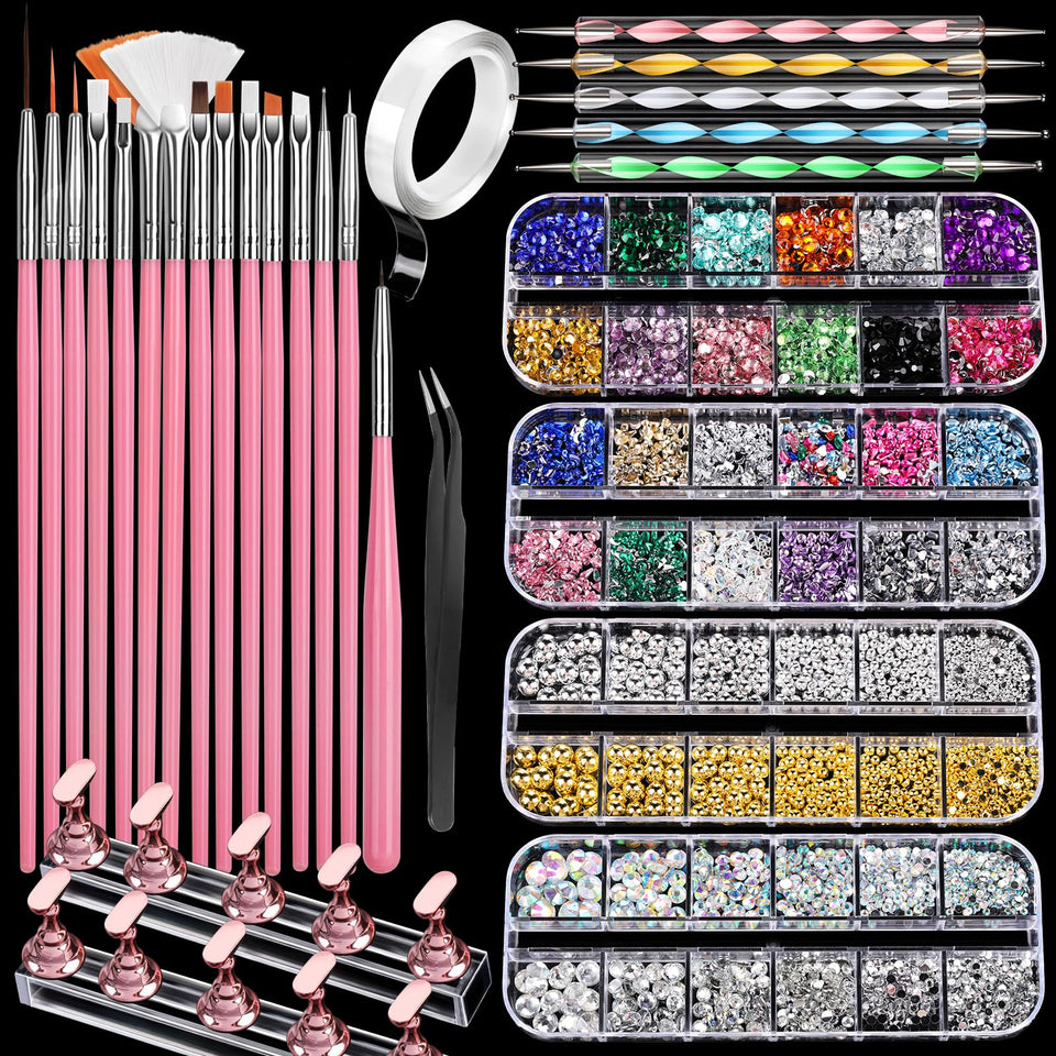 Fandamei kit front packaging showing full tool and gems selection