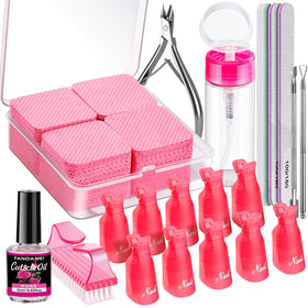 Fandamei front packaging showing complete gel removal kit benefits