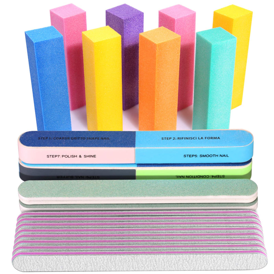 Fandamei front packaging showing full 20-piece manicure set and value