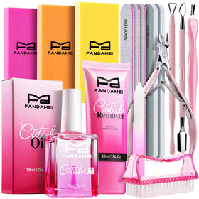 Fandamei front packaging showing complete manicure kit and organization benefits