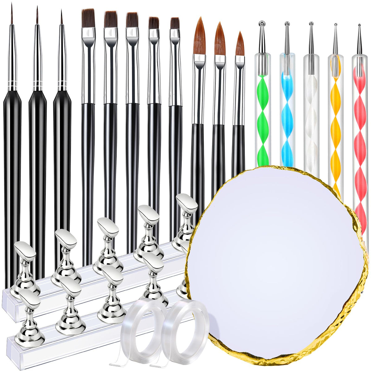 Fandamei front packaging showing full brush and tool kit benefits