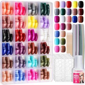 Fandamei front packaging showing 24 color grids and included tools for easy selection