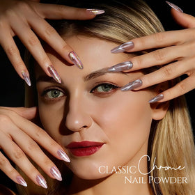 Fandamei gel in use shaping a spiral on a nail for durable three-dimensional detail
