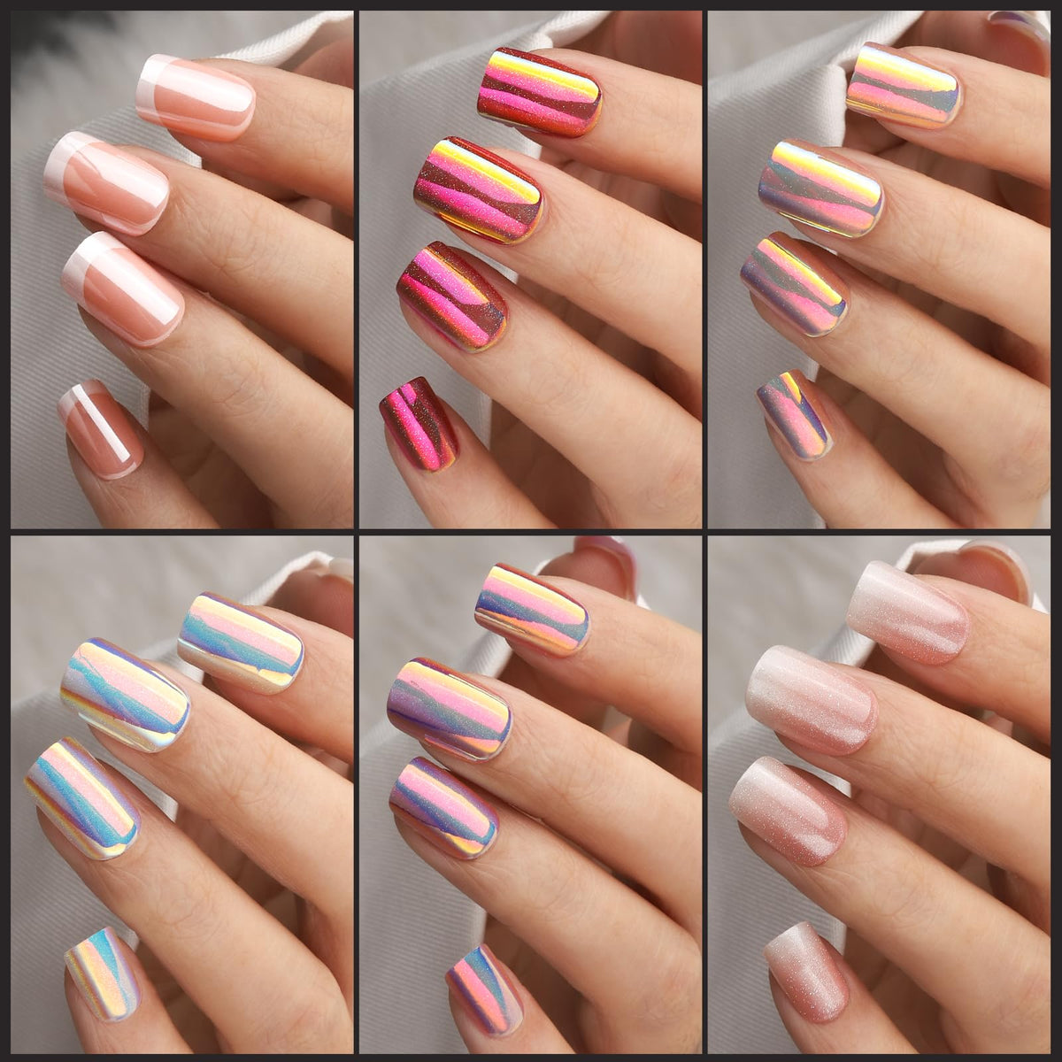 Fandamei in use at home manicure showing women applying nails for quick salon-quality results