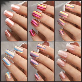Fandamei in use at home manicure showing women applying nails for quick salon-quality results