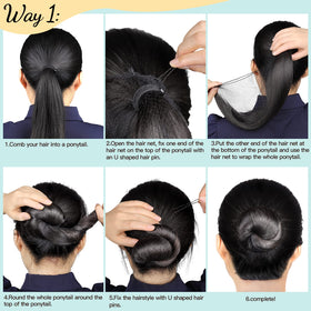 Fandamei model wearing ballet bun demonstrating discreet hold and clean silhouette