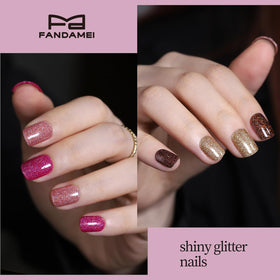 Fandamei nail application in use illustrating quick at-home salon-style results
