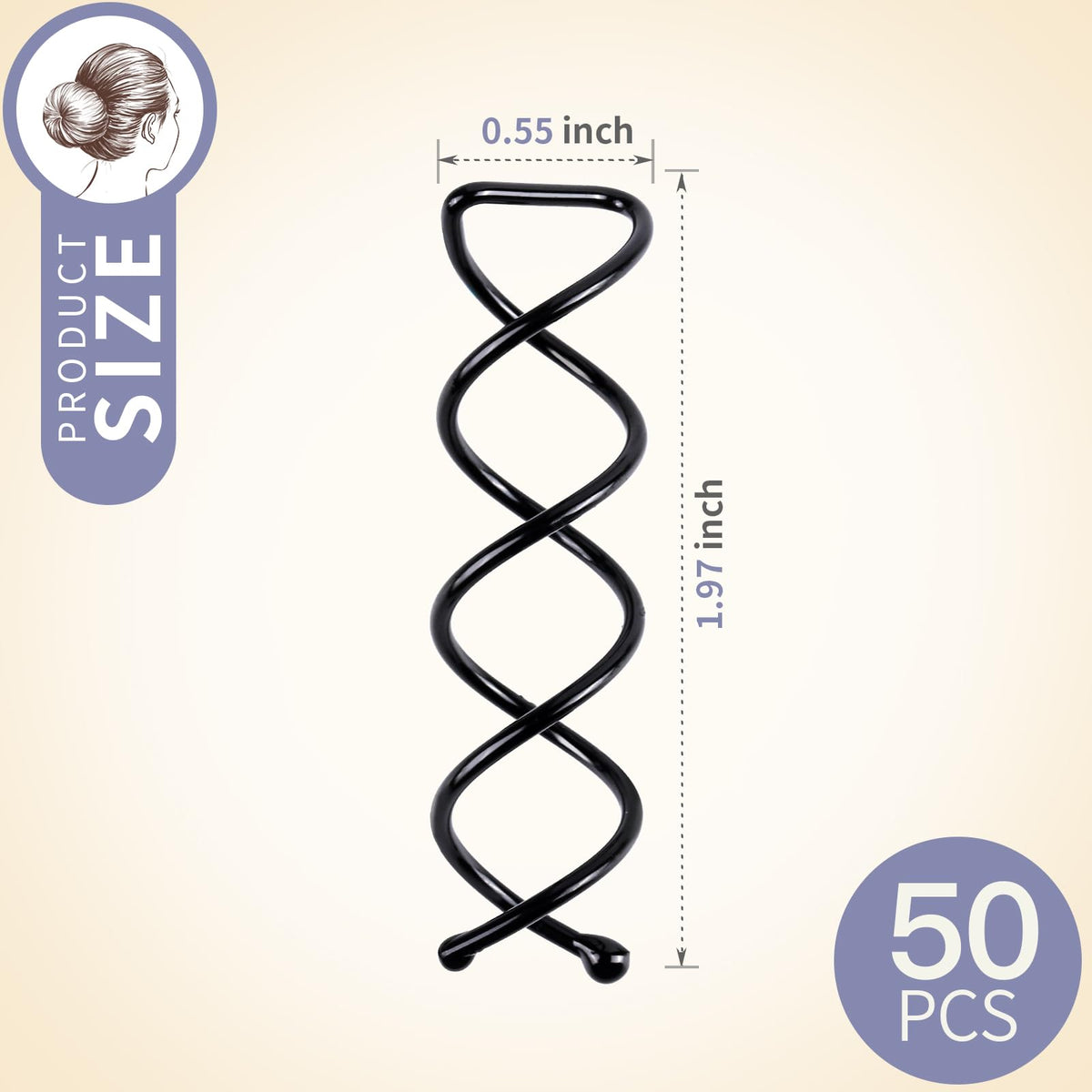 Fandamei close-up of rounded tip protecting scalp and preventing hair snagging